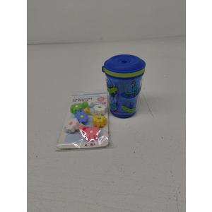 Pack of 2 Straw Toppers and Tumbler