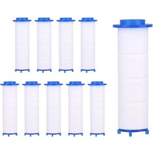 10pcs Shower Head Filter for Drivese, Turbo Shower Head Filters Replacement Water Cartridge Filter Core for Drivese Handheld Showerhead