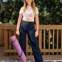 G4Free EverGoing Yoga Pants Women Wide Leg Pants with Pockets High Waist Stretch Dress Casual Sweatpants Petite/Regular/Tall (Black, S)
