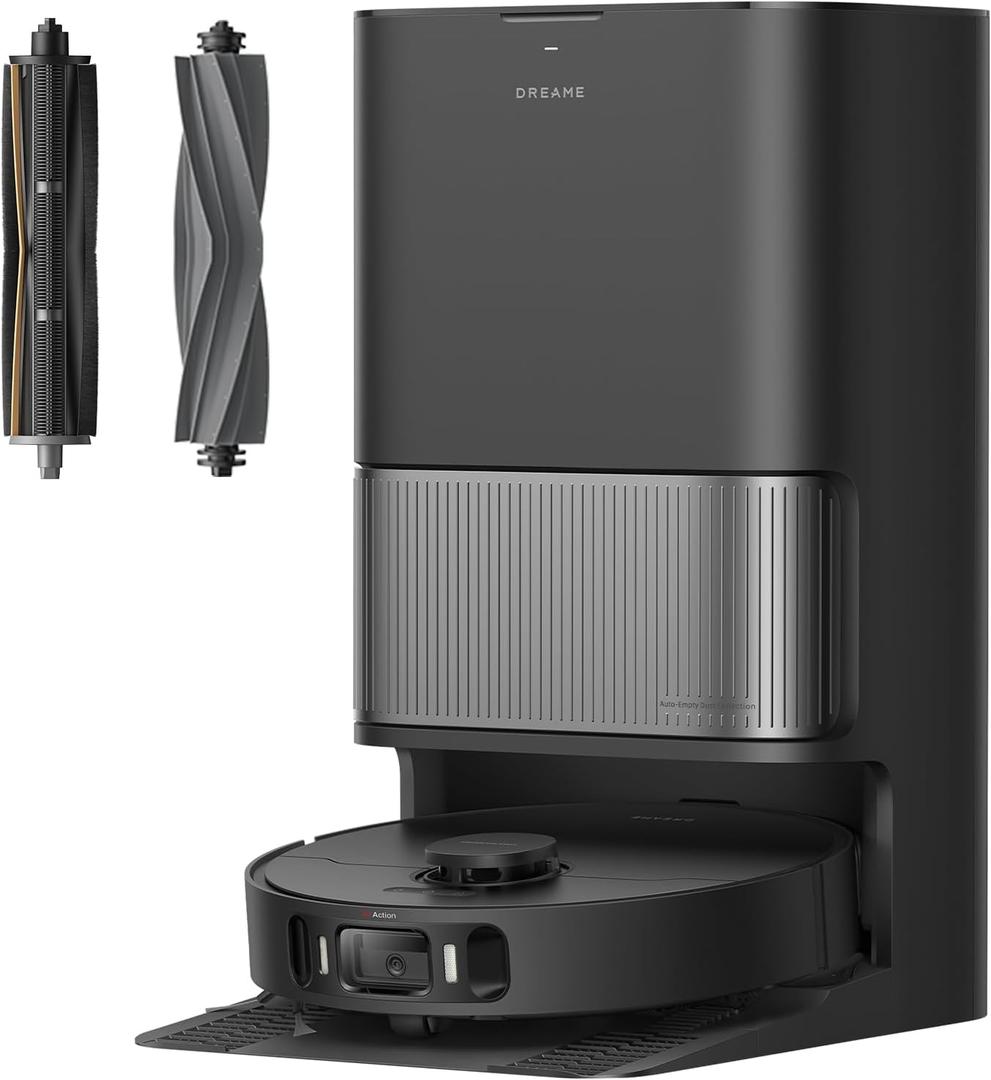 DREAME L40s Ultra AE Robot Vacuum and Mop Combo, 19,000Pa Suction, Self Emptying Dust Box, Flexible Mop & 167 Self Cleaning Washboard, Diverse Brush Selection, All-in-One Station, Auto Refill