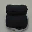 Crofy 2 Pack Car Neck Pillow, Softness Car Headrest Pillow for Driving with Adjustable Strap, 100% Memory Foam and Breathable Removable Cover, Comfortable Ergonomic Design (Black Side Rope)
