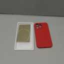 Magnetic for iPhone 15 Pro Max Case, Compatible with MagSafe, [Full Camera Protection][Screen Protector] Silicone Shockproof Protective Phone Case for iPhone 15 Pro Max 6.7", Deep Red