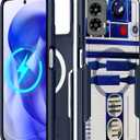 for Moto G 5G 2024 Case - Compatible with MagSafe Women Girls Boys Cute Magnetic Protective Phone Cover Cool Blue Unique Heavy Duty Shockproof Design for Motorola Moto G 5G 2024 Cases