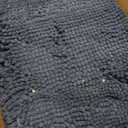 Muddy Mat | Super Absorbent Door Mat Indoor, Microfiber Quick Dry Chenille Entryway Rug, Non-Slip Front Door Mat, Indoor Mats for Entryway, Machine Washable Pet Rug, Charcoal 24" x 120"