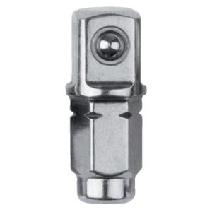 Prestacycle Professional Low-Profile 1/4" Hex to 1/4" Square Socket Adapter – Hardened S2 Steel, Nickel-Plated, Precision Bicycle Tool Accessory Compatible with All Prestacycle Hex Bit Hand Tools