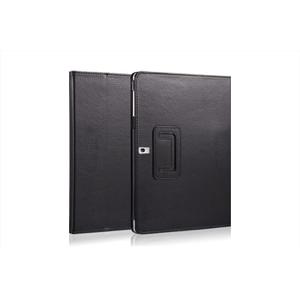 Generic Slim Folding Folio Stand Case for Samsung Galaxy Tab Pro 10.1 Tablet SM-T520/T525 P600, Lightweight Magnetic Closure PU Leather Flip Shockproof Auto Wake/Sleep Smart Cover Black