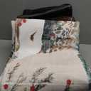 GarveeHome Christmas Washable Runner Rug 2x6, Holiday Decor Runners for Kitchen Soft Low Pile Christmas Tree and Deer Rug Non Slip Long Carpet for Living Room Laundry Hallway, Green