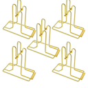 5 Pieces Raffle Ticket Dispenser Brass Ticket Roll Dispenser Raffle Drum for Single Double Roll, Sweepstakes, Charity Auctions, Trade Shows