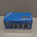 Tapo 1080P Indoor Wired Security Camera - Works as a Baby & Pet Monitor, Motion Detection, 2-Way Audio, Siren, Night Vision, Subscription-Free Local or Optional Cloud, Works with Alexa, C100(4-Pack) (White)