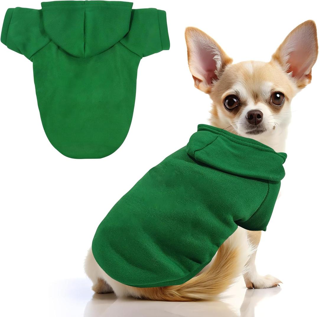 Dog Hoodie Costumes for Small Dogs Christmas Dogs Hoodies, Puppy Sweaters Pajamas Sweatshirt Clothes for Dog L