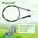 115-8437 Brake Cable for Toro Recycler 22 Throttle Cable 20332, 20332C, 20112, 20334, 20352, 20655, Replaces 115-8437 Toro Brake Cable 16710