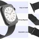 3 Pack Mesh Metal Band Compatible with Apple Watch Band 38mm 40mm 41mm 42mm 44mm 45mm 46mm 49mm, Stainless Steel Magnetic Loop Strap for iWatch Ultra 3 2 1 Series 11/10/9/8/SE/7/6/5/4/3 Men Women
