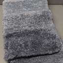 Arotive Bathroom Rug, Shaggy Soft Microfiber, Ultra Absorbent, Non Slip, Light Blue, 24" x 16"