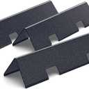 QuliMetal 15.3" Flavorizer Bars for Weber GS4 Spirit II 200, Spirit II E-210, Spirit E-210, Spirit 200 Series Grills with Front-Mounted Control, 16GA Porcelain Steel Grill Heat Plates