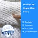 Luxury Oversized Bath Tub Pillow Fits All Bathtubs, Secure Support for Head,Neck,and Back Rest,Relaxing Spa Gifts for Women,Extra Thick & Soft,Anti-Slip Suction Cups,Washable