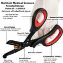 MEUUT 2 Pack Medical Scissors Trauma Shears for Left and Right Hand -8 inch Patented Bandage Scissors Heavy Duty Surgical Grade EMT Scissor for EMT Workers Doctors Nurses