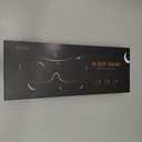 MZOO Luxury Sleep Eye Mask for Side Sleeper Men Women, Zero Eye Pressure 3D Sleeping Mask, Light Blocking Patented Design Night Blindfold, Soft Eye Shade Cover for Travel, Black