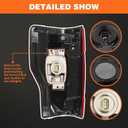 Tail Light Assembly w/Blind Spot (Module Not Included) Compatible with 2020 2021 2022 (F Series) 250 350 Super Duty (Not Halogen) Rear Lamp Right Side LC3Z13404E FO2801282 (Right)