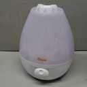 Crane Ultrasonic Cool Mist Humidifier for Bedroom, Baby Nursery, Kids Room, Plants, or Office, Large 1 Gallon Tank, Filter Optional, White