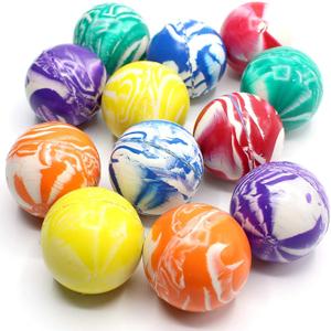 Kicko 2 Inch Marble Balls - 12 Pieces of Assorted 2 Tone Colors - for Vase, Landscapes, Collection, Stress Reliever, Novelties, Party Favors