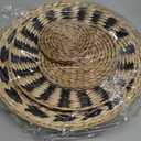 CroBlissful 7 Pcs Boho Wall Basket Decor Hanging Handcrafted Seagrass Woven Round Bohemian Basket Wall Decoration Art for Farmhouse Home Room Rustic Decorations Table, Multi Sizes(Classic)