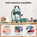 EENOUR Hat Press, Hat Heat Press Machine with 2 Platens & Caps Stretcher, Hat Press Heat Machine for Caps with Memory Mode, Precise Time and Temperature Control, Heat Transfer Printing for Caps, Hats