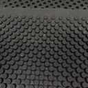 Fowooyeen Outdoor Door Mat, 30'' x 17'' Silicone Scraper, Non-Slip Washable Weatherproof Entrance Mat, Low-Profile Shoe Cleaner for Indoor or Outdoor Use, Black