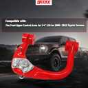Front Upper Control Arms for 2005-2022 Toyota Tacoma for 1-4" Lift Suspension Tubular Control Arms Replacement Factory/Stock Suspension Arms