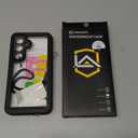 Lanhiem for Samsung Galaxy S24 Phone Case IP68 Waterproof Dustproof, Built-in Screen Protector, Rugged Full Body Shockproof Protective Cover for Galaxy S24 5G 6.2 Inch, Black