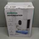 Dehumidifier, 106 OZ Water Tank (1000 sq.ft) Dehumidifiers for Home, Quiet Dehumidifier for Bathroom Bedroom Basement RV with Timer Setting, Auto Shut Off, 7 Colors LED Light, Sleep Modes, White