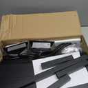 VIMBER Side Table with Charging Station, Set of 2 End Tables with USB Port and Outlets, Nightstands with 2-Tier Storage Shelves, Sofa Table for Small Space, Living Room, Bedroom, Rustic Brown 102F2