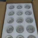Tebery 30 Pcs 60ml Shot Glasses, 2oz Heavy Base Shot Glasses Sets, Round Glassware Shot Glass, Clear Glass for Whiskey, Espresso