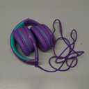 iClever BTH12 Kids Bluetooth Headphones,Colorful LED Lights Kids Headphones Wireless,74/85dBA Safe Volume,85H Playtime,Fast Charging,Bluetooth 5.2,Over Ear,Built-in Mic for iPad/Tablet/Airplane,Blue