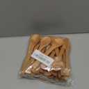 Boao 30 Pieces Small Wooden Spoons, 5.12'' L Mini Soup Spoons Wooden Honey Teaspoon Bulk for Coffee Tea Jars Sugar Seasoning Oil Kitchen Supplies(Light Brown)