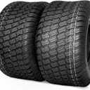 (2 Pack) MAXROLLORS 18x9.50-8 Lawn Mower Tires, 18x9.5-8 for Garden Tractor Riding Lawnmower Tire, 4 Ply Tubeless, Turf-S Pattern, 1040 lbs Capacity