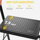 2 Step Ladder,900 lbs Capacity Heavy Duty Step Stool with Safety Lock