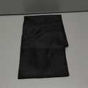homing Square Table Cloth Cover, Waterproof Polyester Elastic Fitted Tablecloth, Washable Table Protector for Picnic, Camping, Outdoor (Black, 34" x 34")