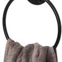 Industrial Towel Ring Rustic Pipe Hand Towel Holder Wall Mounted for Bathroom
