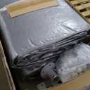 Garvee 13x20 ft Heavy Duty Carport, Extra Large Galvanized Steel Car Canopy with All-Season Tarp Cover, 4 Roll-Up Doors & Mesh Windows, Portable Garage Shelter for Car, Truck, SUV, Boat, Grey