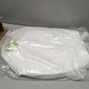 V-Shape Toilet Seat, Soft Close, Quick Release, White PP