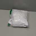 Ficerd Women's Casual Long Sleeve Tunic Tops, V Neck Pleated Long Sleeve Dressy T Shirts Puff Flowy Loose Fit Tee Blouses(White, XXL)