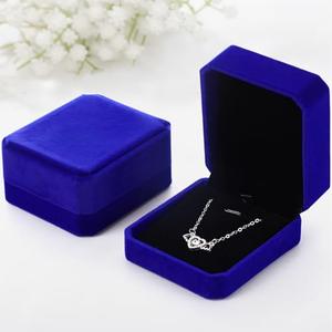 Sureio 24 Pcs Velvet Jewelry Gift Boxes Bulk for Necklace Pendant Ring Earring Bracelet Display Case Wedding (Royal Blue)