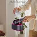 Travel Steamer for Clothes Portable: 2-in-1 Handheld Garment Steamer Iron, 15s Heat Up, 5 Adjustable Steam - 1200W, 110-120V, Large Ceramic Panel, Home & Business Travel, Elegant Pink
