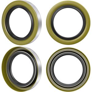 4pcs Grease Seals 010-019-00 Trailer Axle Hub Wheel 1.719''I.D x 2.565''O.D for Dexter 01001900 (10-19) Transcom 171255TB National 473336, 3500 lbs #84 Spindle E-Z Lube Axles