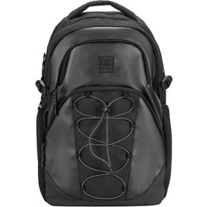 Champion Summit Backpack with Padded Straps, Sternum Strap, Waist Strap, Laptop Compartment for Travel, Outdoor, Commute, Black, One Size