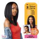 Sensationnel Curls Kinksandco Clip In - Alpha Woman 12 Inch 9 Piece Pack Easy to Use Clips for Natural 3C to 4C Hair (1B OFFBLACK)