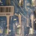Replacement Brush Heads for AquaSonic Duo Series & Home Dental Center Sonic Electric Toothbrush, 10 Count with Travel Covers, Black and White
