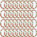 36 PCS Christmas Hawaiian Leis Bulk, Faux Flower Necklace Tropical Christmas Leis for July Party, Tropical Theme Event, Luau, Beach Wedding