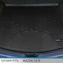 SMARTLINER All Weather Custom Fit Cargo Trunk Liner Floor Mat Compatible with 2022-2025 Mazda CX5