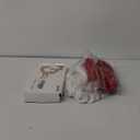 STfantasy Short White Curly Wigs with Mrs. Claus Hat for Women Old Money Style for Womens Ladies Cosplay Christmas Costume Short Curling Wig With Bangs for Elderly Lady Women